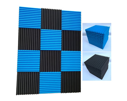 12pcs Acoustic Soundproofing Foam