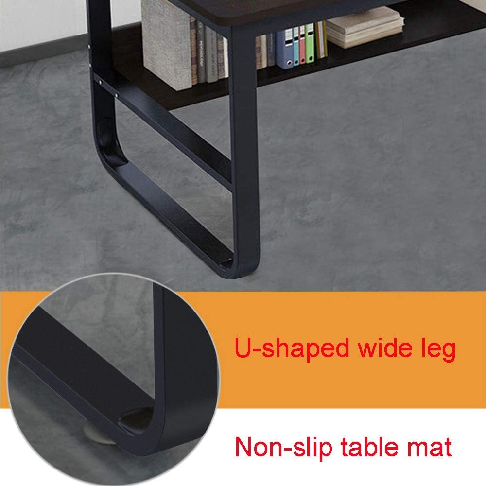 Computer Desk With Storage Bookshelf For Home Office,Desktop - The Shopsite