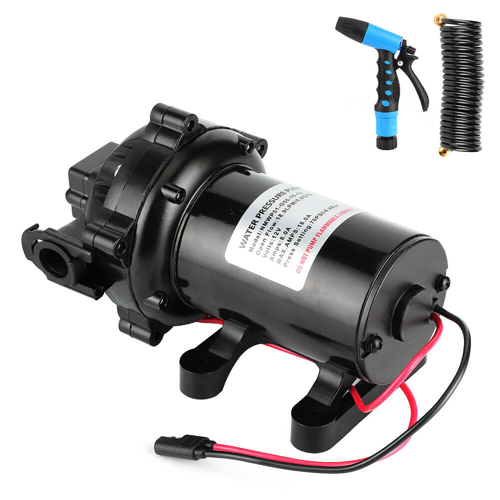 Washdown Pump Kit 18.9 Lpm And 70 Psi Pressure 12V