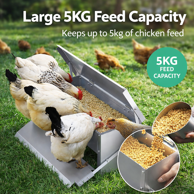 Chicken feeder easy assembly