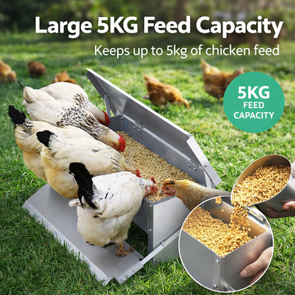 Chicken feeder easy assembly