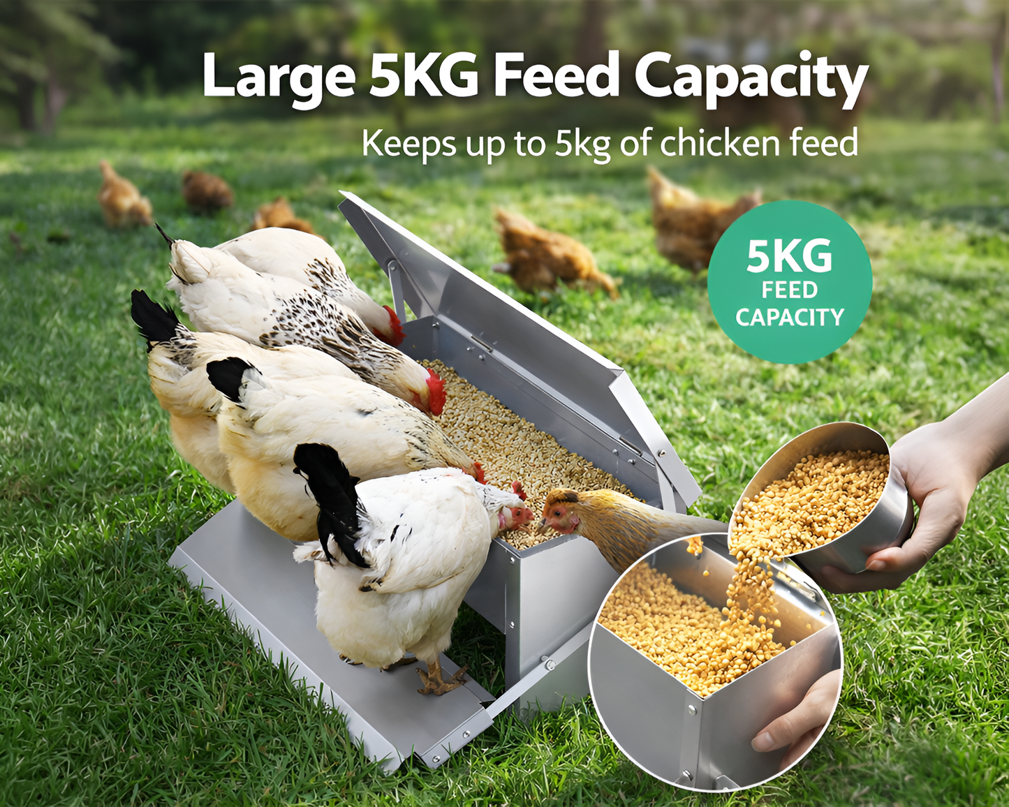 Automatic Chicken Feeder 5kg