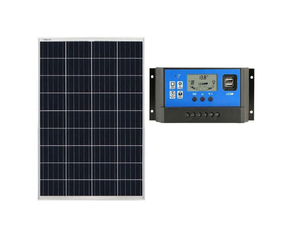 Solar panel with 50A controller