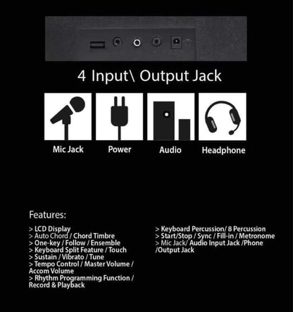 61 Keys Electronic Keyboard Piano - The Shopsite