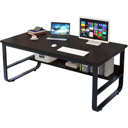 Computer Desk With Storage Bookshelf For Home Office,Desktop - The Shopsite