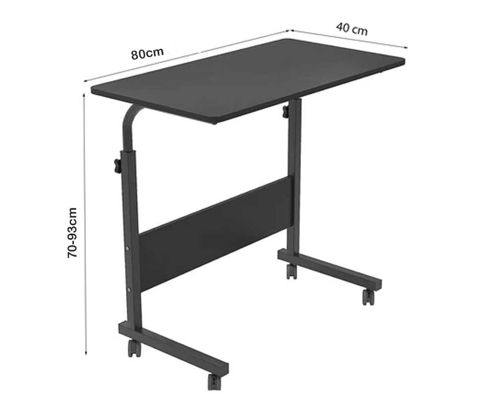 Adjustable Laptop Table Desk Stand with Wheels