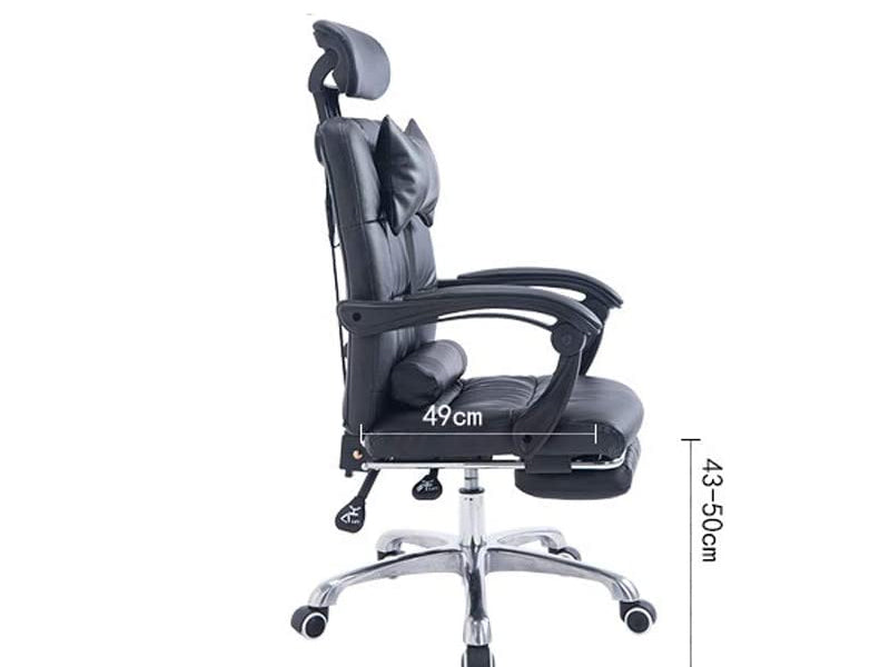 Office Chair with Footrest - The Shopsite