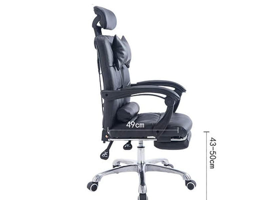 Office Chair with Footrest - The Shopsite