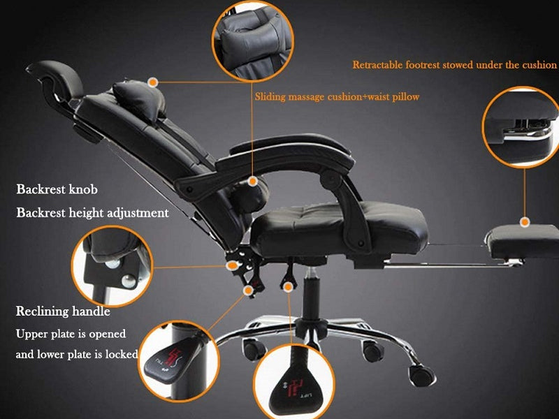Office Chair with Footrest
