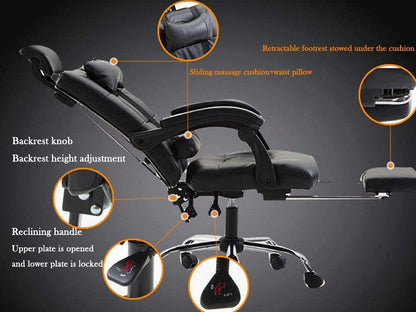 Office Chair with Footrest