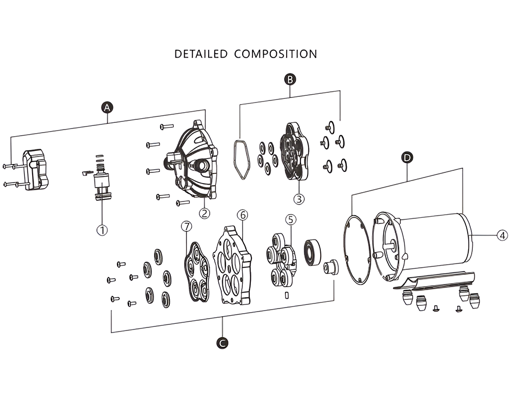 Seaflo 12V Dc Diaphragm Pump 5.0Gpm 60Psi