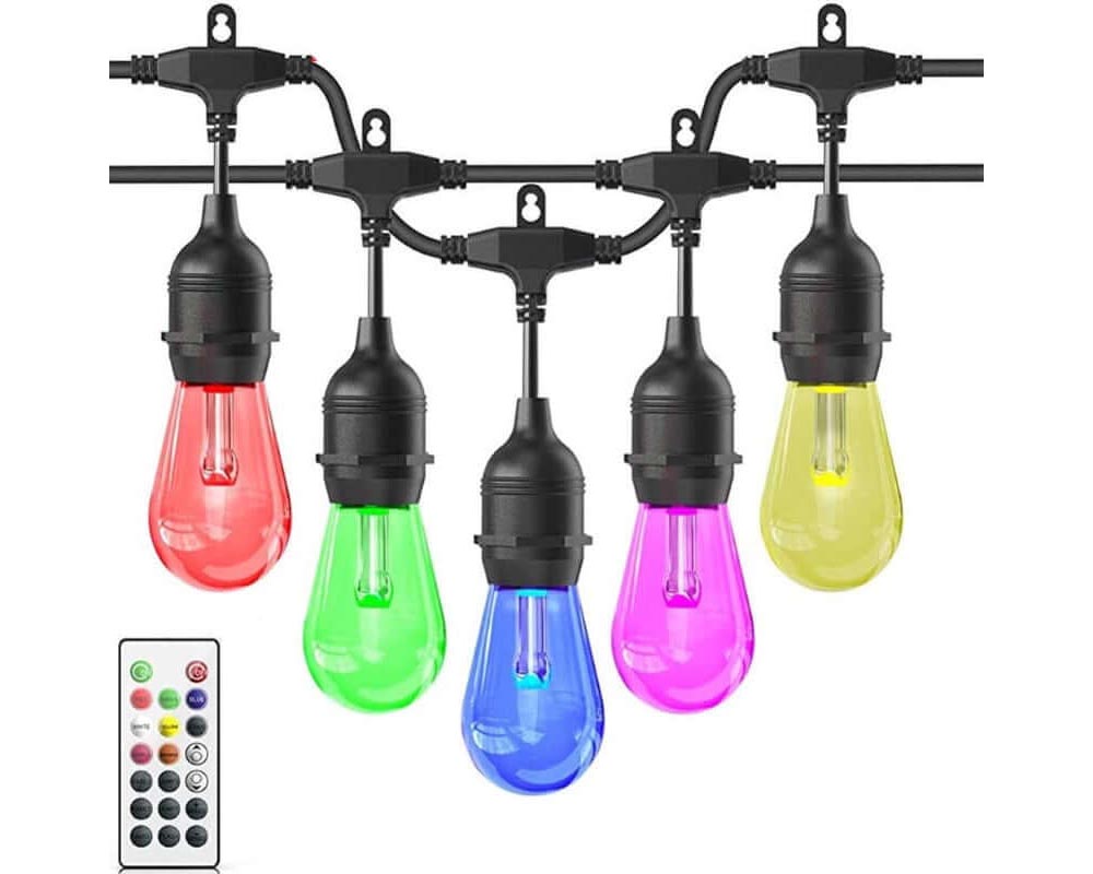 festoon lights bulb spacing