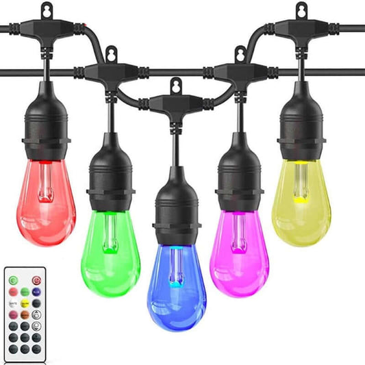 Festoon Lights with 20M 24 bulbs RGB - The Shopsite