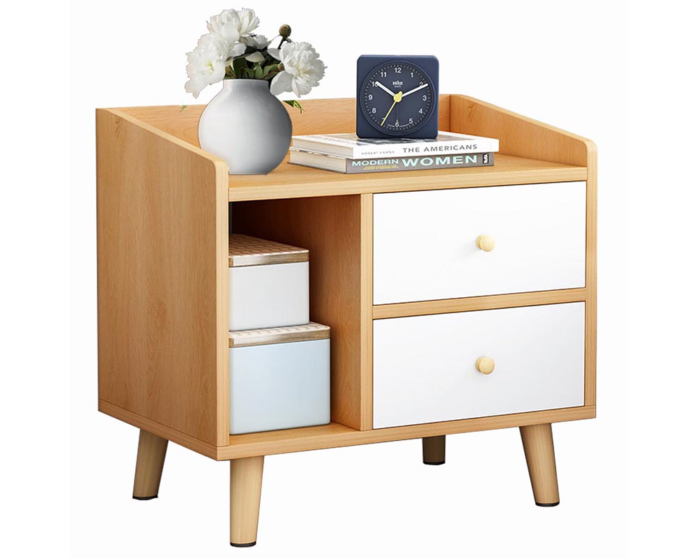 drawer with round handle