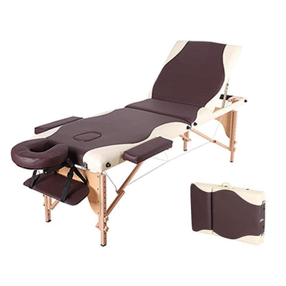 portable massage table folded
