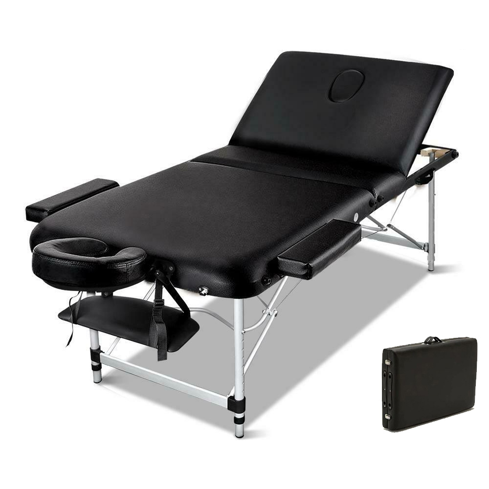 folding aluminium massage table