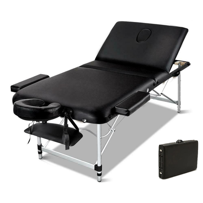 folding aluminium massage table