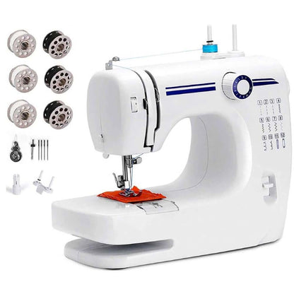 Compact beginner sewing machine