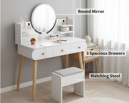 Dressing Table With Mirror