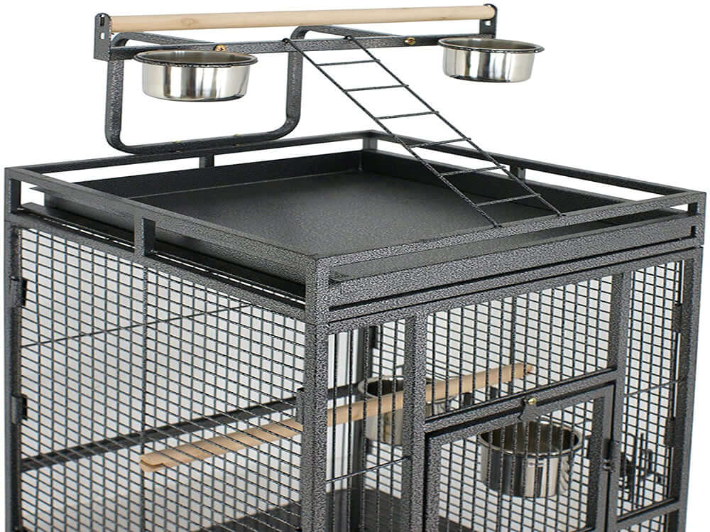 Bird Cage Parrot Aviary Perch Carrier