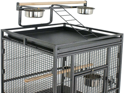 Bird Cage Parrot Aviary Perch Carrier