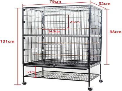 Bird Cage Parrot Aviary Perch Carrier