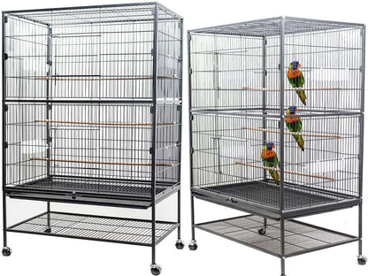 Bird Cage Parrot Aviary Perch Carrier