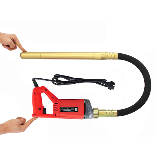 Handheld electric cement mixer