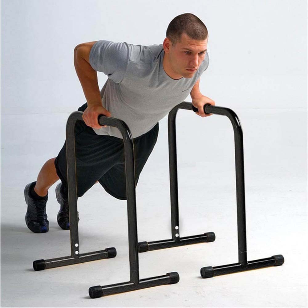 pair of dip bars for home gym