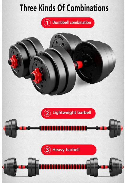 Stable dumbbell set