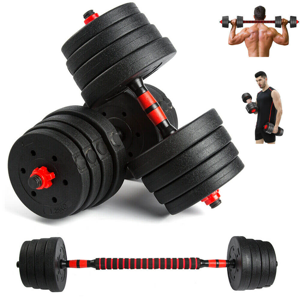 Home gym dumbbell set