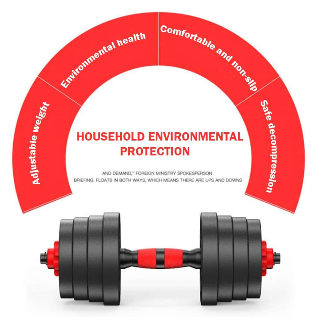 30kg Adjustable Weights Dumbbell Barbell Set