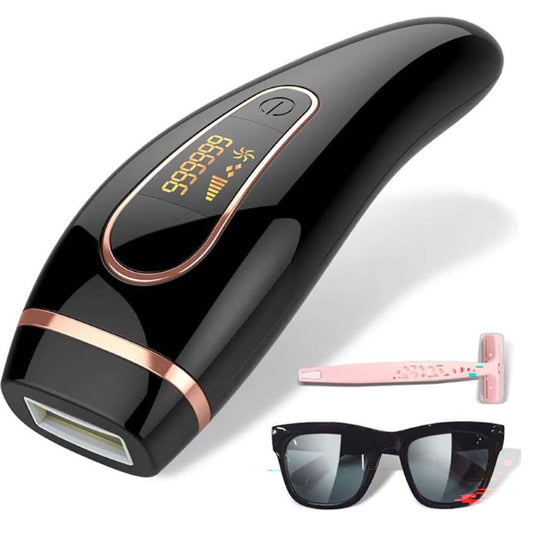 Black IPL hair removal device