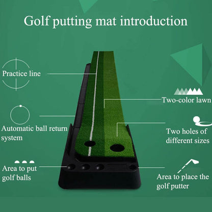 Artificial grass golf mat