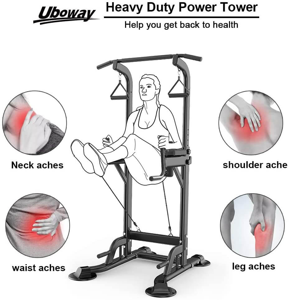 Chin Up Pull Up Chin Up Station Power Tower - The Shopsite