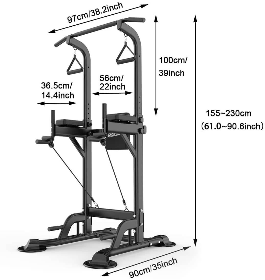 Chin Up Pull Up Chin Up Station Power Tower - The Shopsite