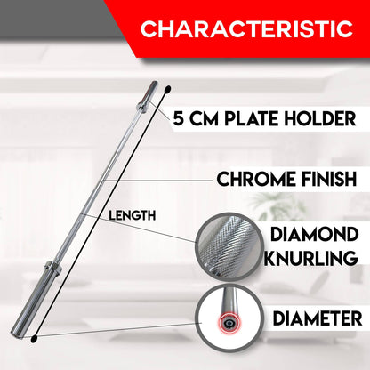 Olympic Bar 1.5M 5 Ft Olympic Training Bar