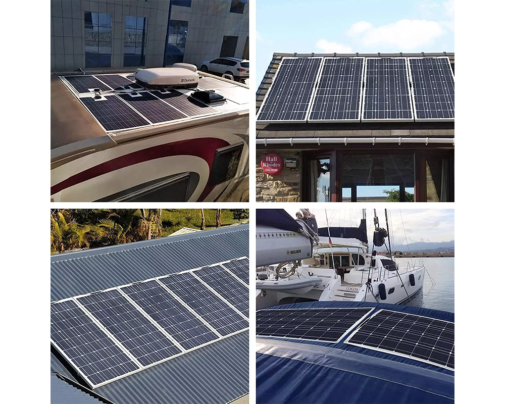 portable solar panel folded