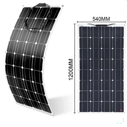 100W flexible solar panel