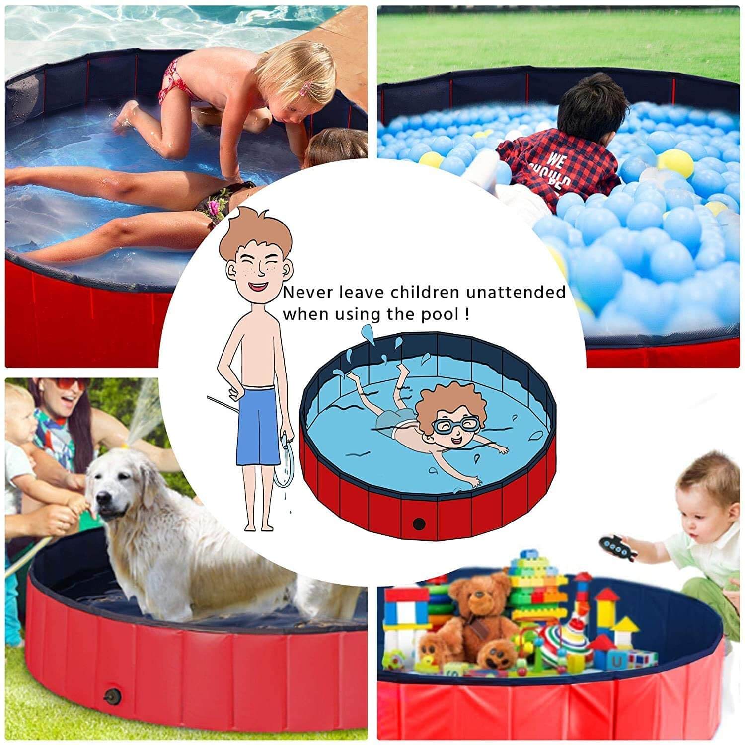 pet pool folded