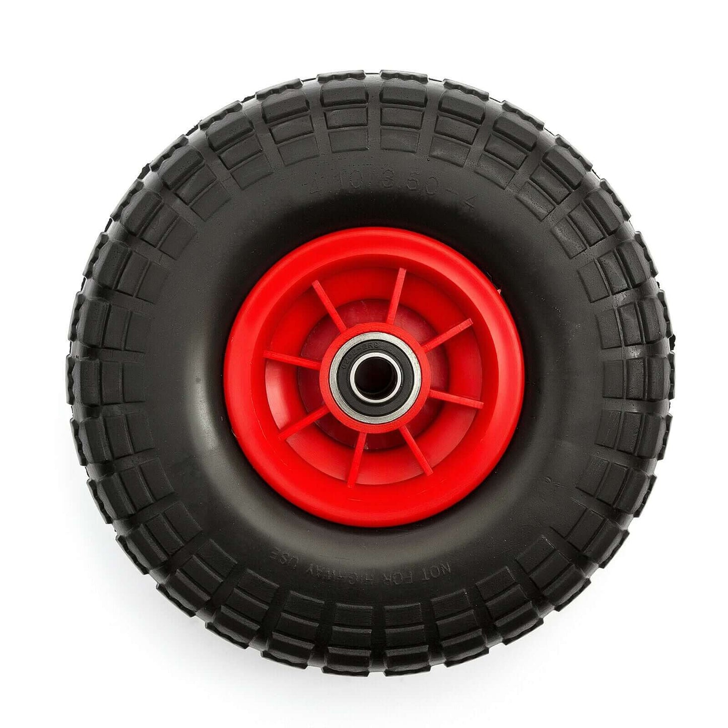 Solid wheelbarrow wheel