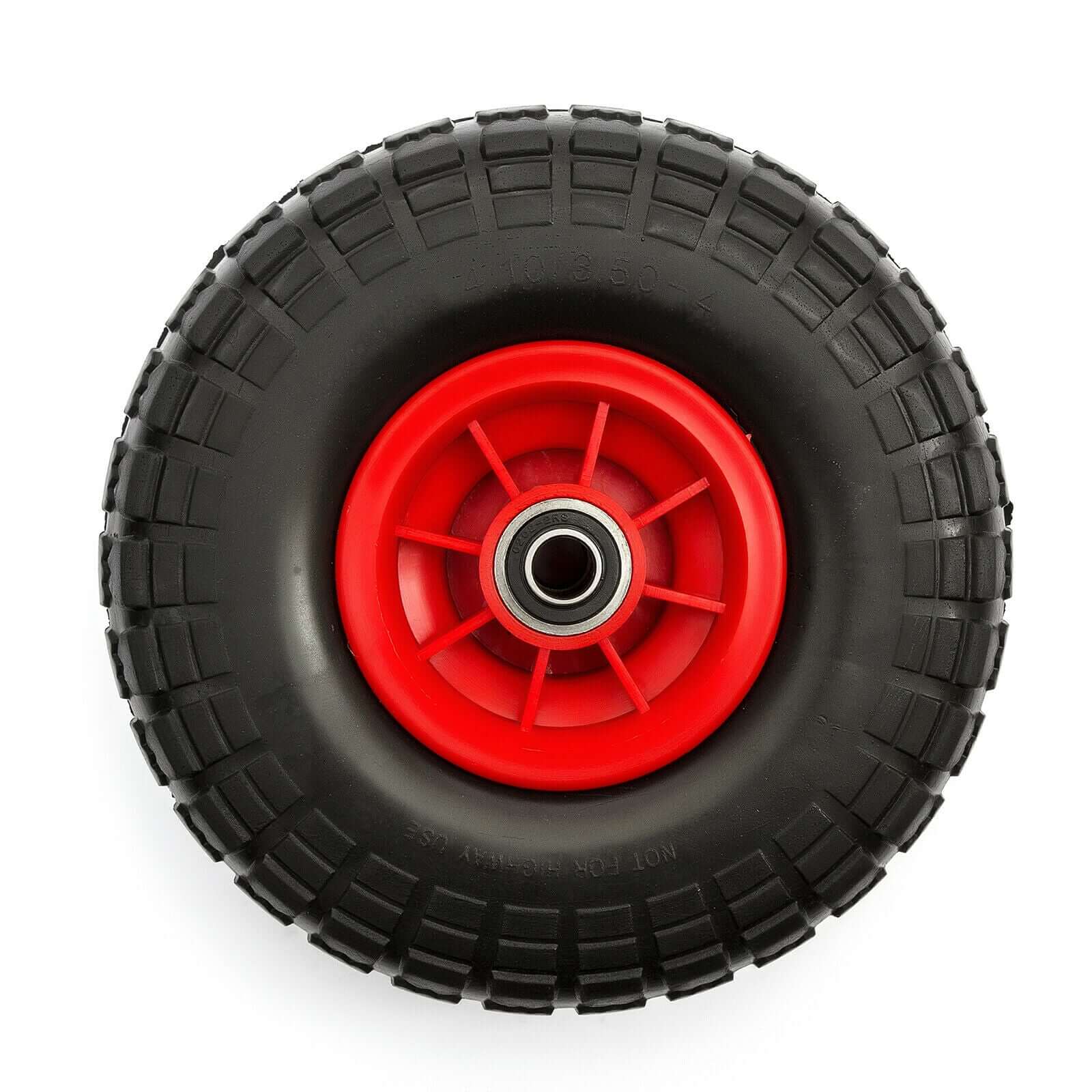 Solid wheelbarrow wheel