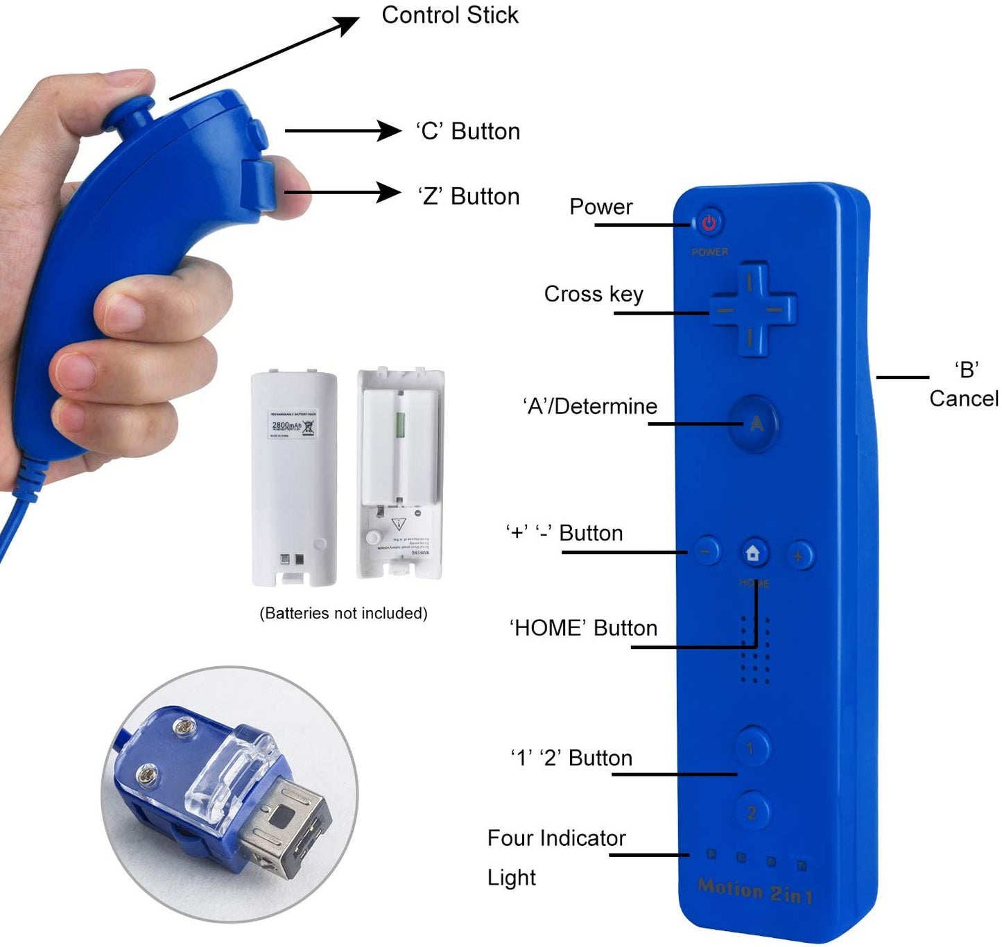 Wii Remote And Nunchuck Controller Replacement