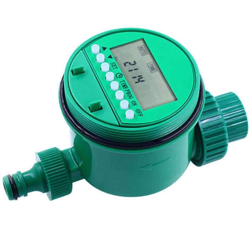 Programmable irrigation timer closeup