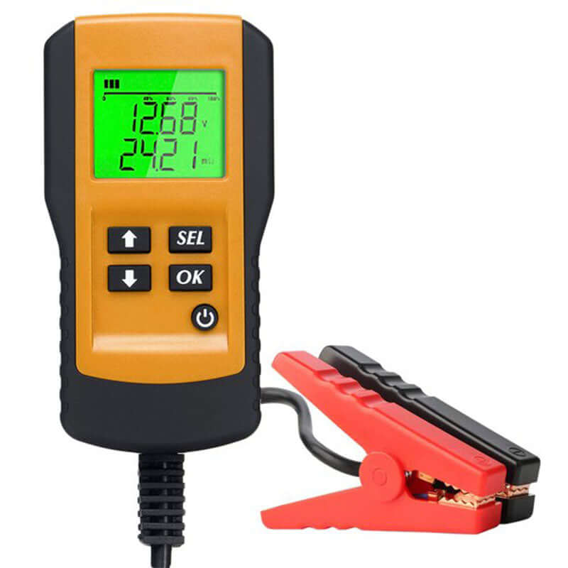Digital battery analyzer screen