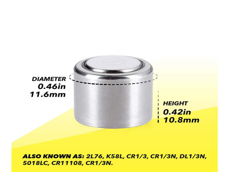3 volt lithium battery for dog collar