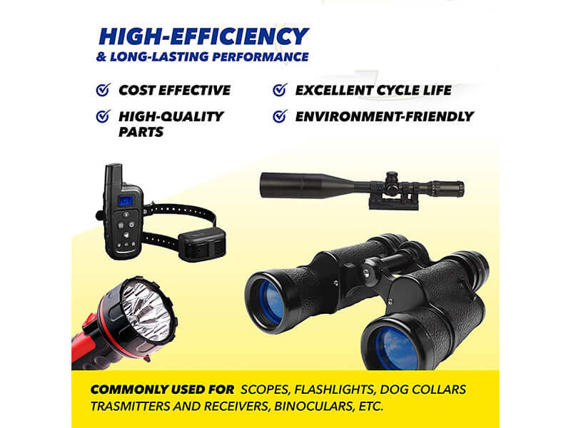 Battery for electronic toys and collars