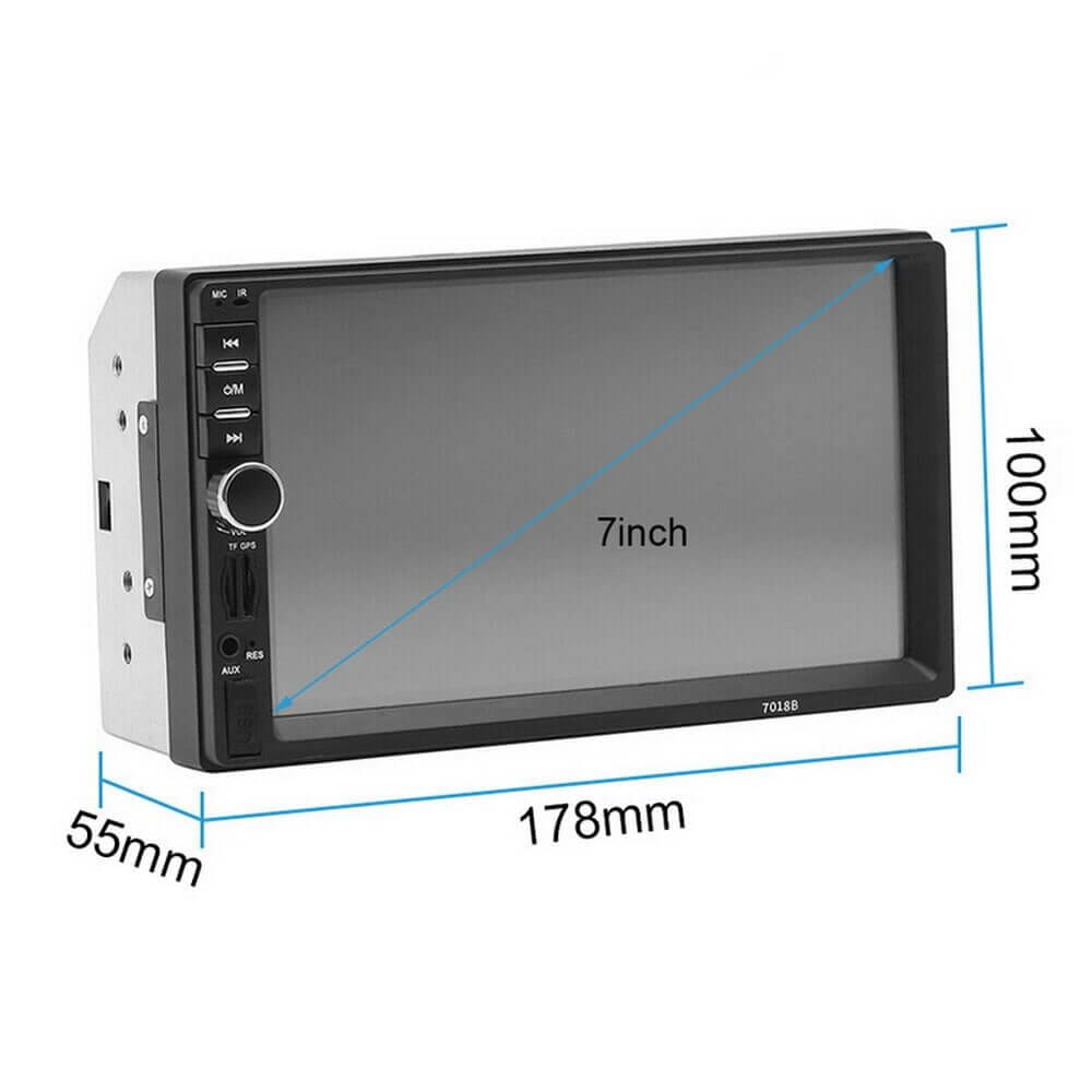 Car stereo with USB and TF