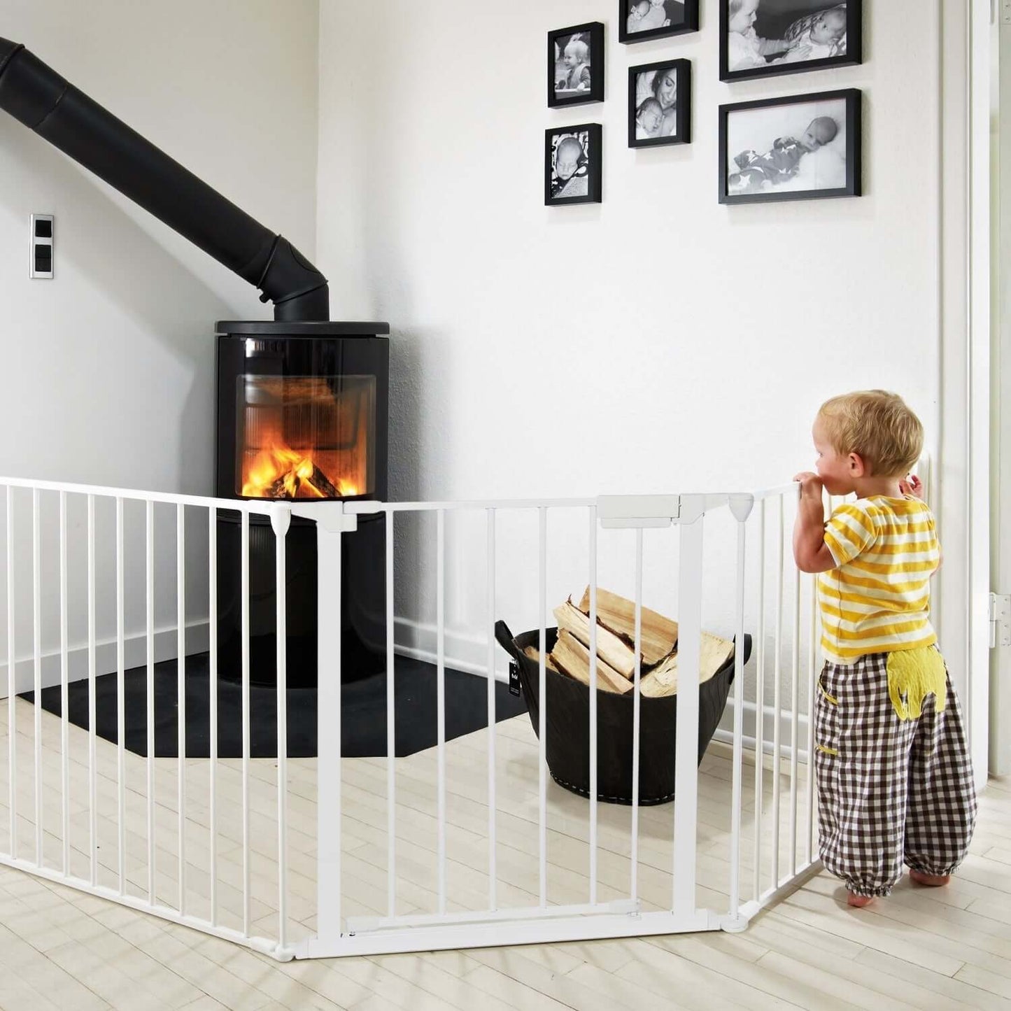 Baby Safety Gate Fireplace Barrier