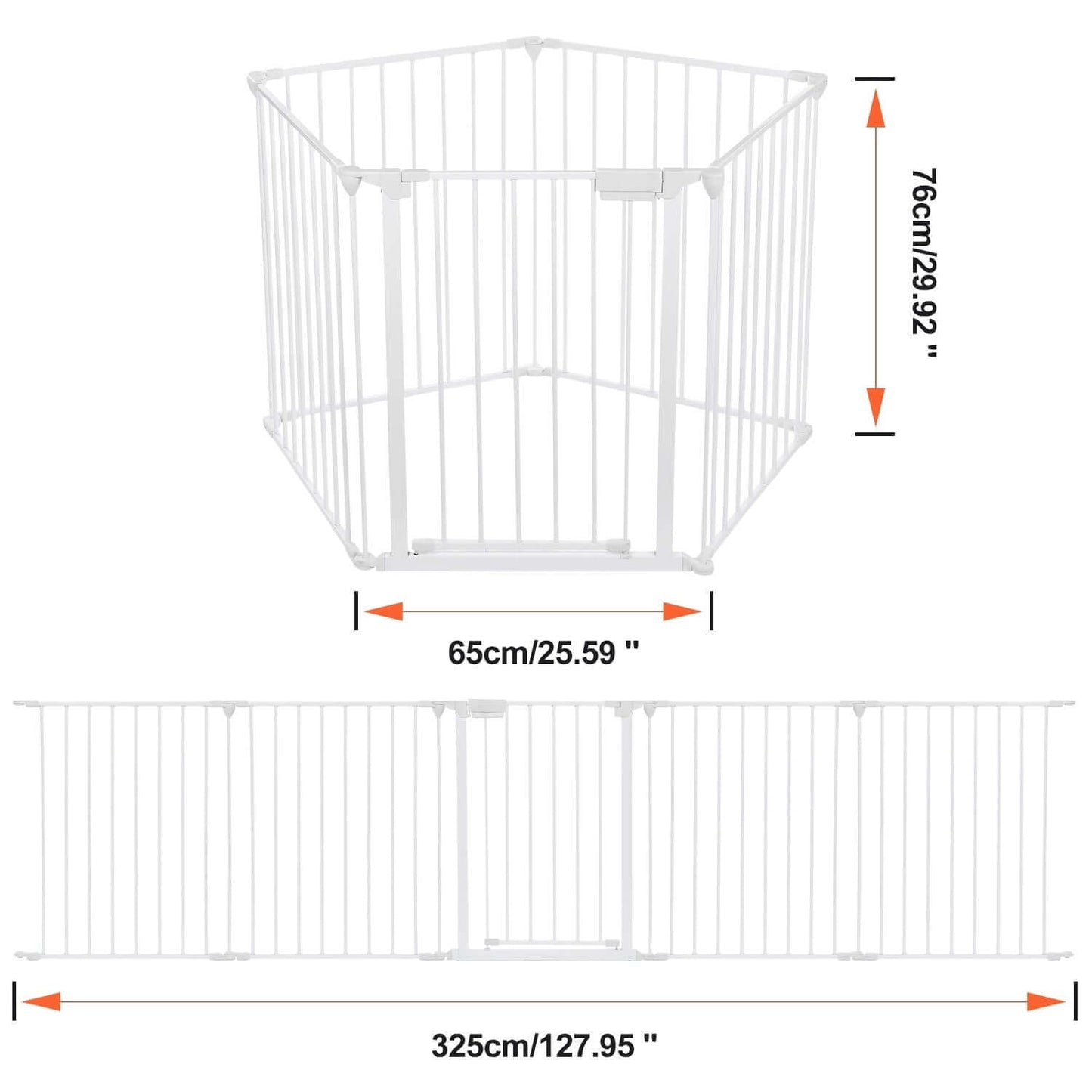 Baby Pet Safety Gate Dog Playpen Fireplace Barrier - The Shopsite